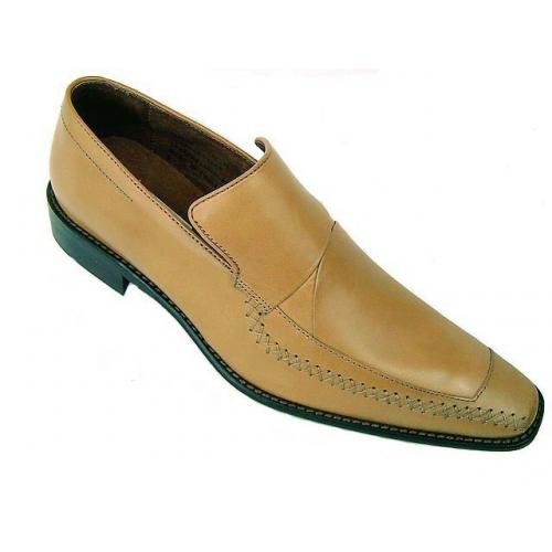 Fratelli Tan Genuine Leather Loafers 8550-06